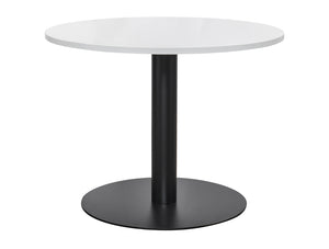 Round Dining Black Table 1000mm