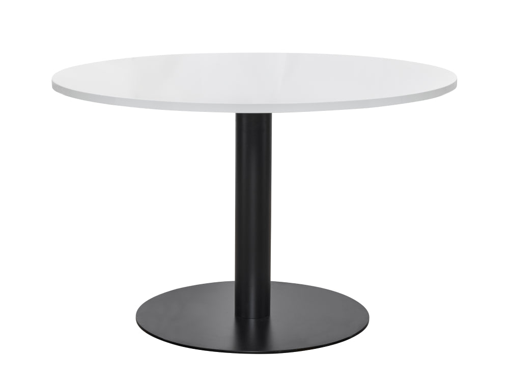 Round Dining Black Table 1000mm