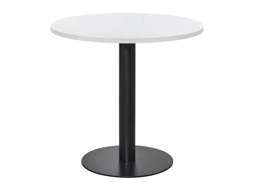 Round Dining Black Table 1000mm