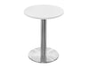 Round Dining Brushed Steel Table 600mm 2