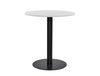 Round Poseur Black Table 1000mm 2