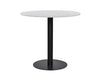 Round Poseur Black Table 1200mm 2
