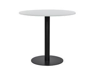 Round Poseur Black Table 1200mm 2