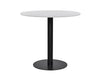 Round Poseur Black Table 1200mm 2