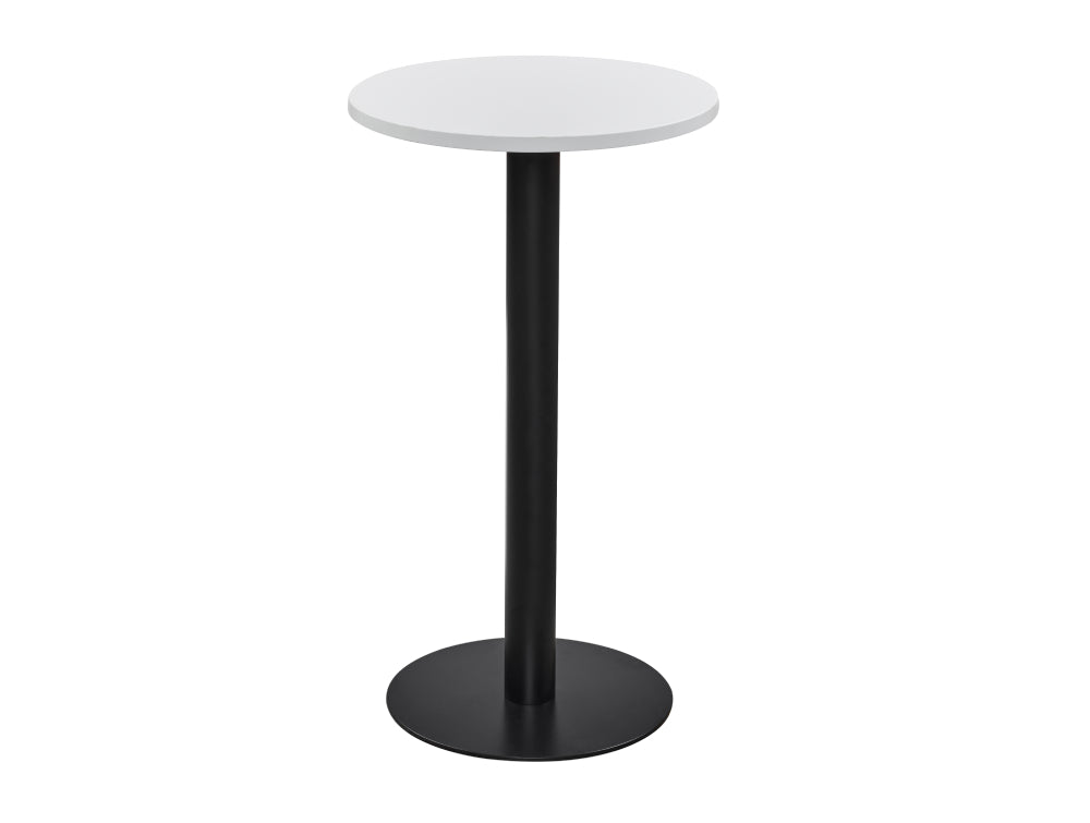 Round Poseur Black Table 600mm
