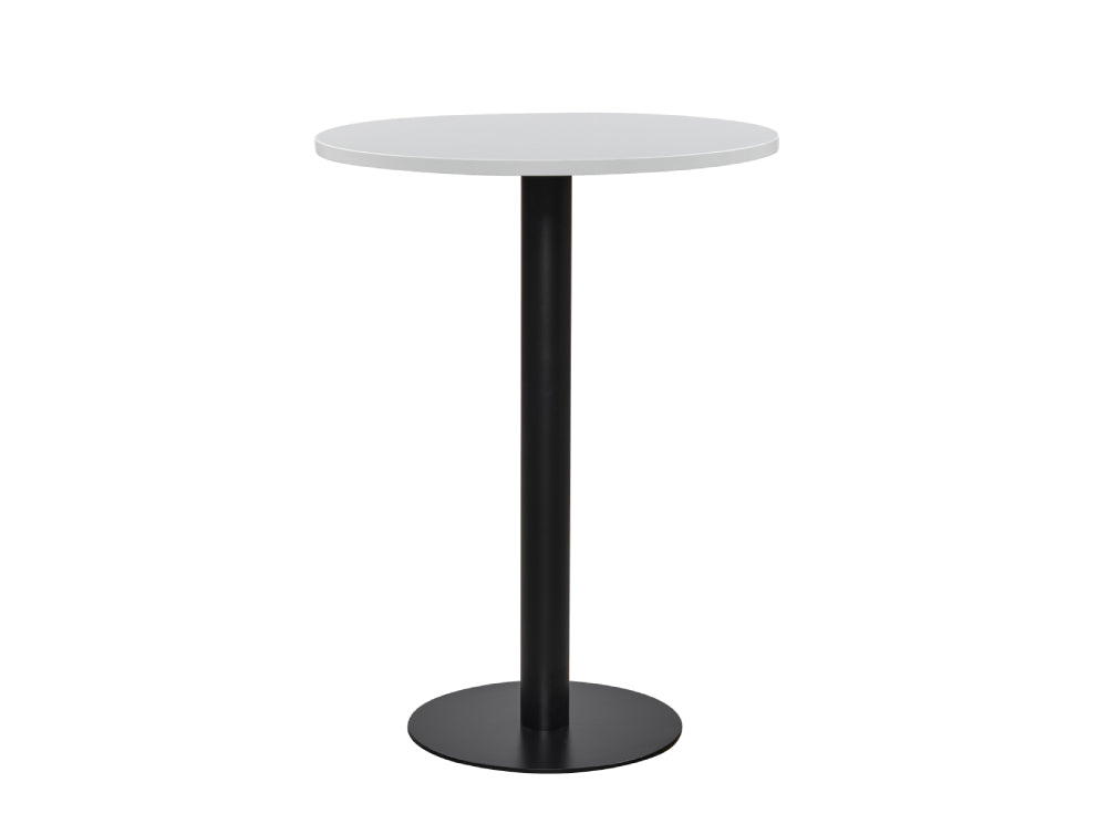 Round Poseur Black Table 800mm 2