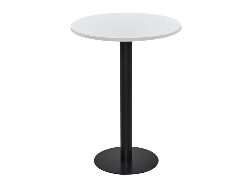 Round Poseur Black Table 800mm
