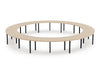 Round Shaped Meeting Room Table with Wide Centre Space