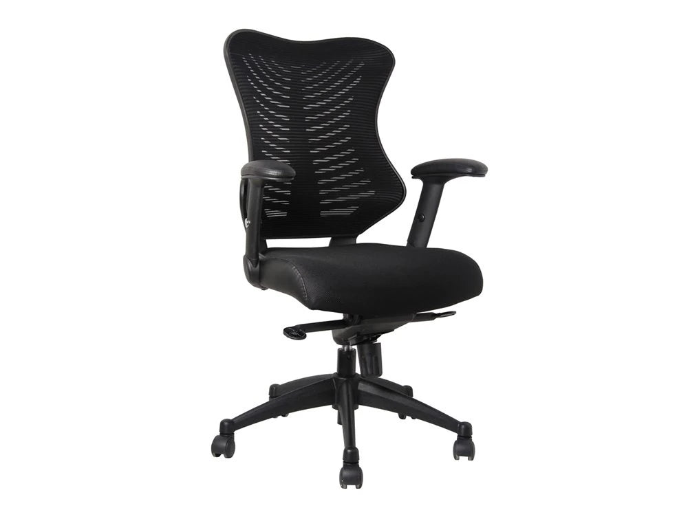 Spine Delux Spine Task Chair In Black