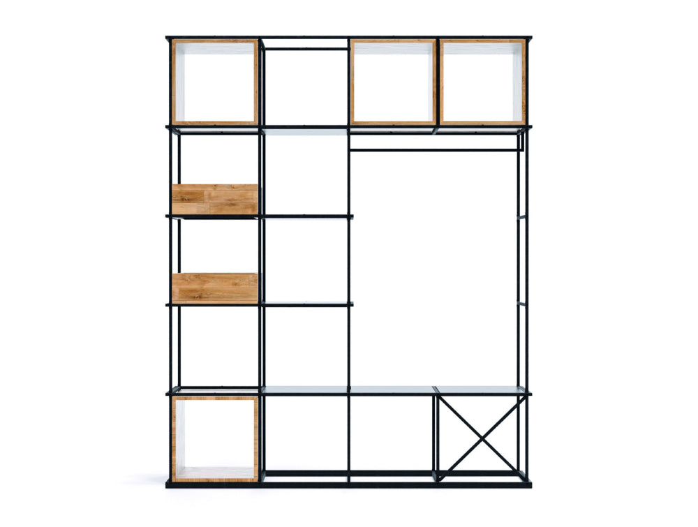 Saar Modules Metal Shelving Unit 4x5
