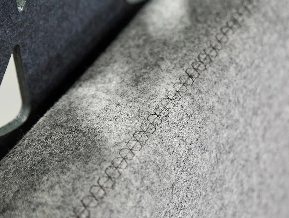 Scrum Modular Low Back Sofa Cross Stitching Detailed View