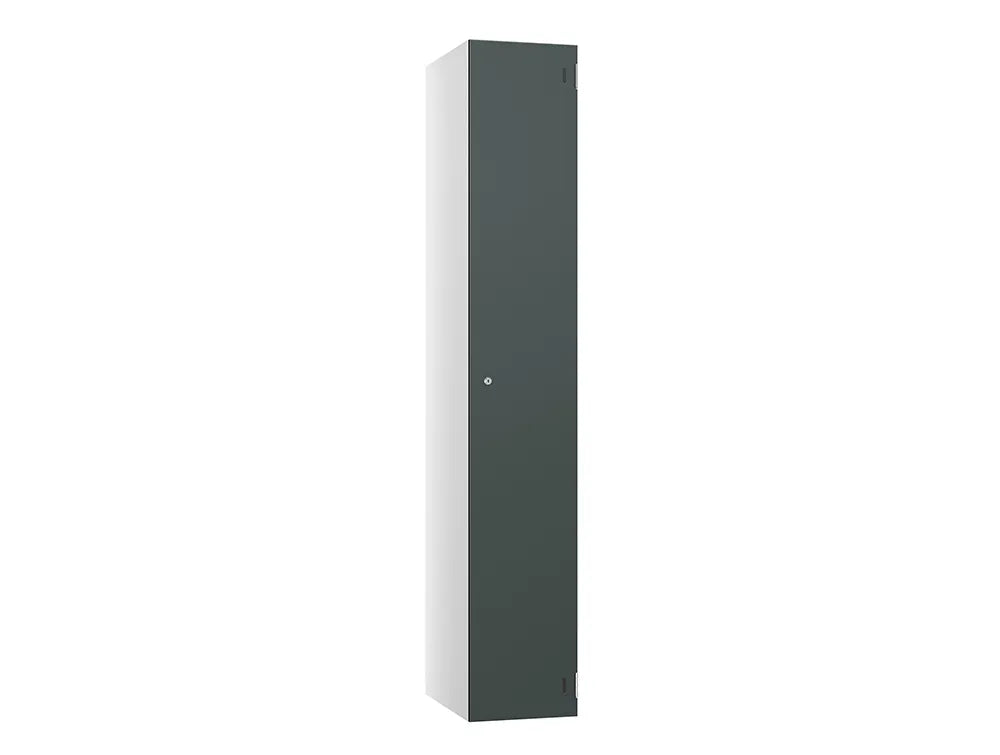 Shield SGL GL24 1-Door Locker - Arctic White & Charcoal Grey