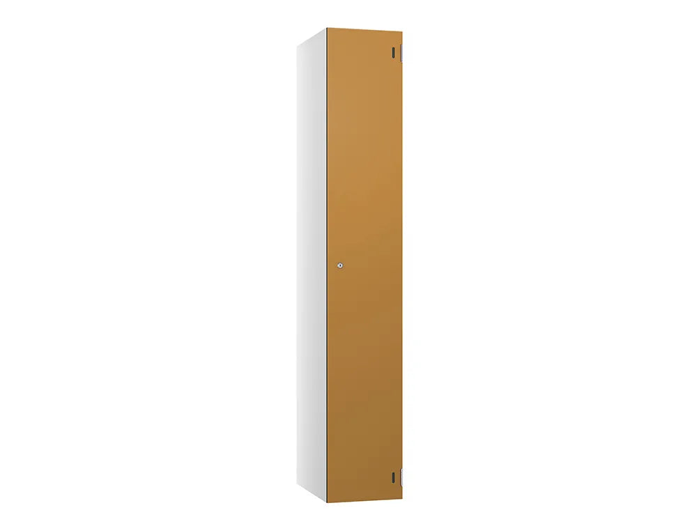 Shield SGL GL24 1-Door Locker - Arctic White & Mustard