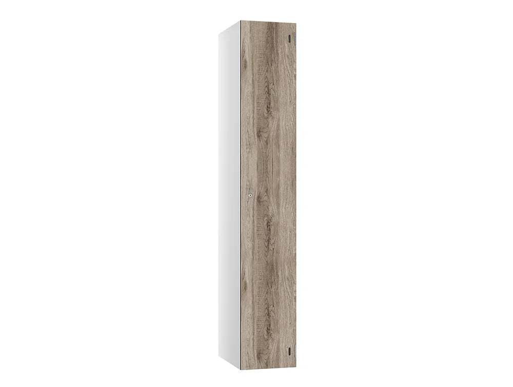 Shield SGL GL24 1-Door Locker - Arctic White & Rovere Baldolino