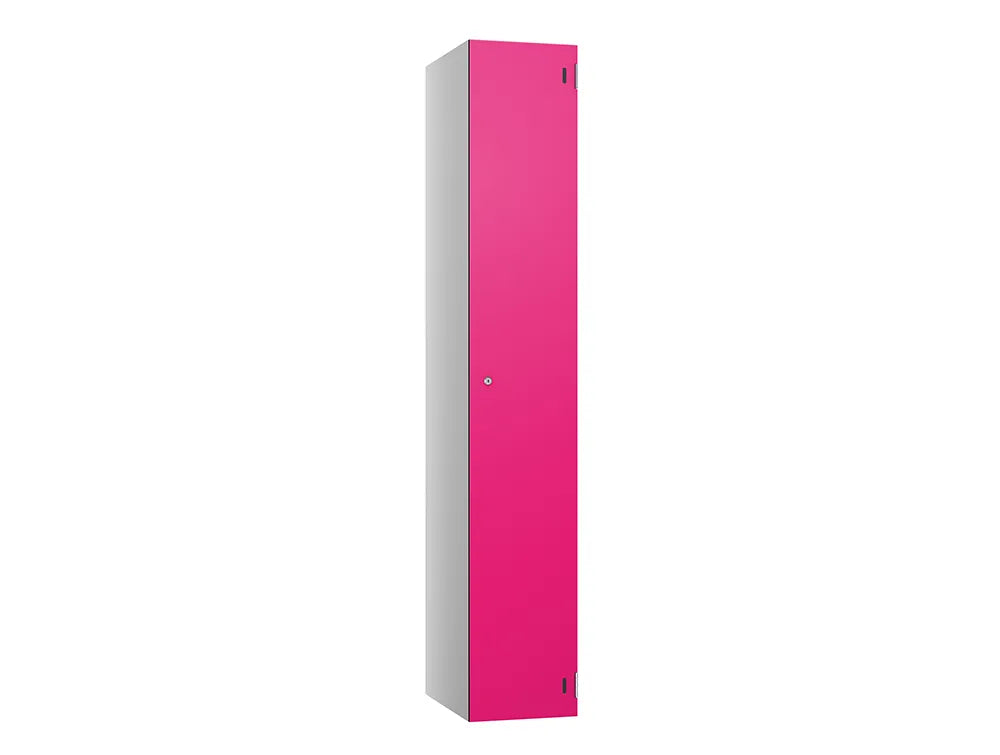 Shield SGL GL24 1-Door Locker - Pearl Silver & Barbie Pink