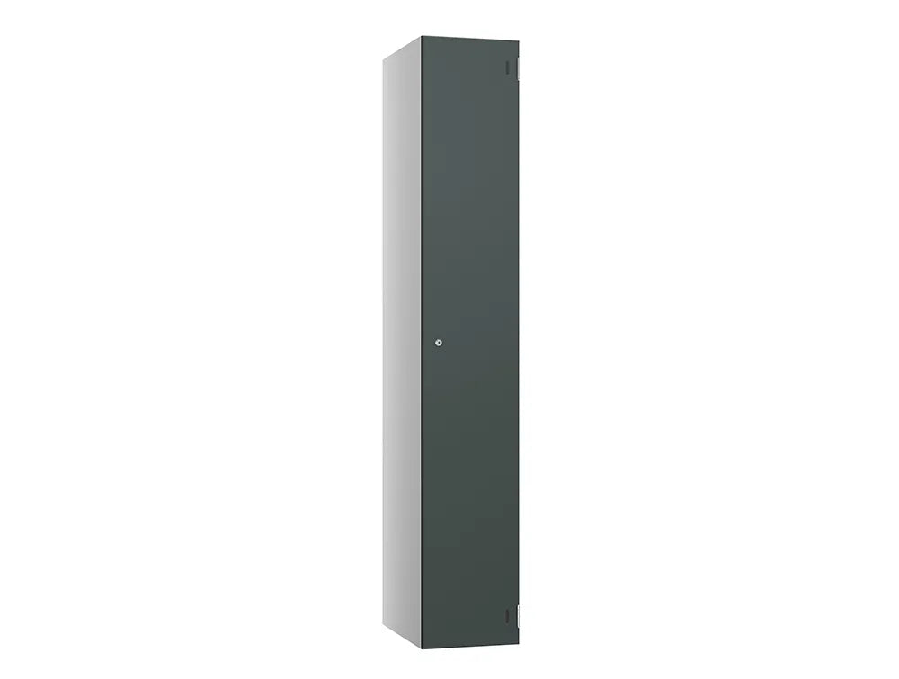 Shield SGL GL24 1-Door Locker - Pearl Silver & Charcoal Grey