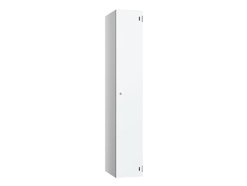 Shield SGL GL24 1-Door Locker - Pearl Silver & Designer White