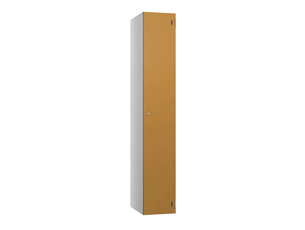 Shield SGL GL24 1-Door Locker - Pearl Silver & Mustard