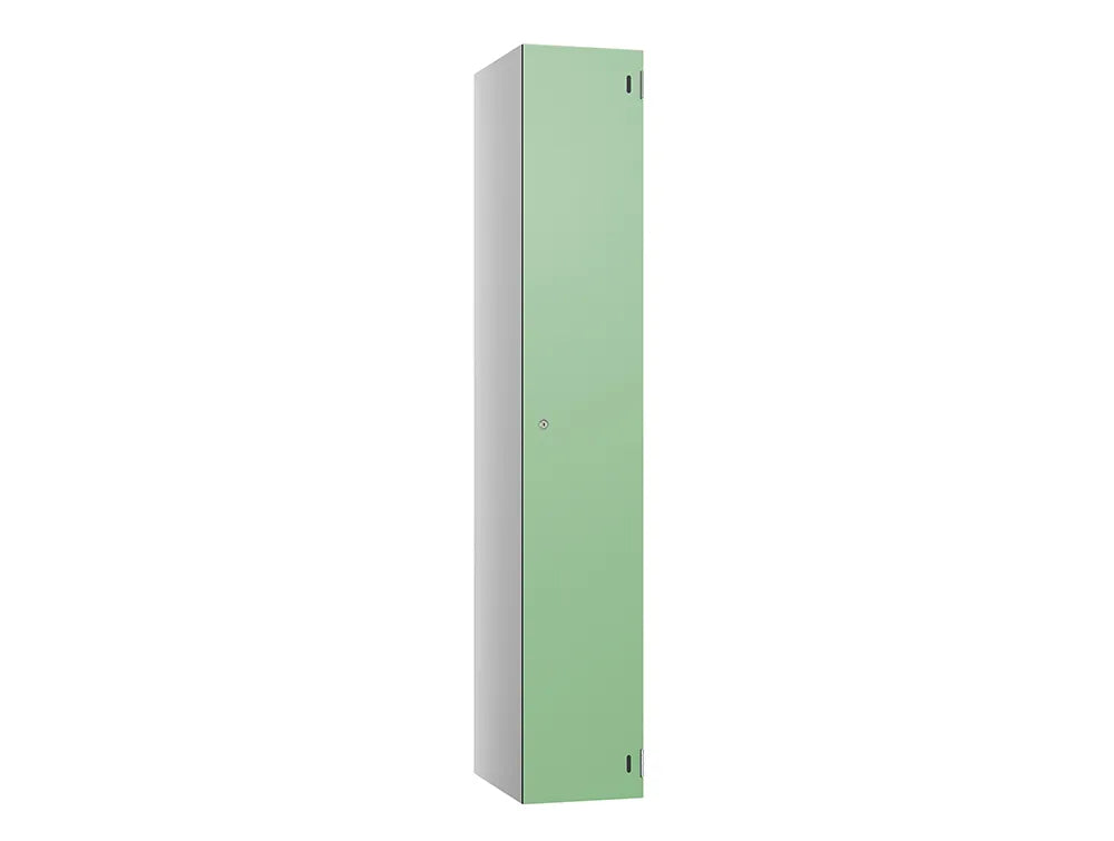 Shield SGL GL24 1-Door Locker - Pearl Silver & Sea Green