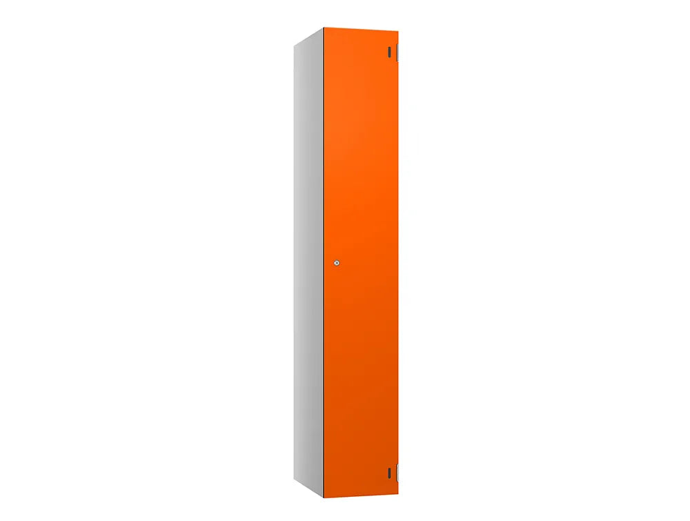 Shield SGL GL24 1-Door Locker - Pearl Silver & Tangerine