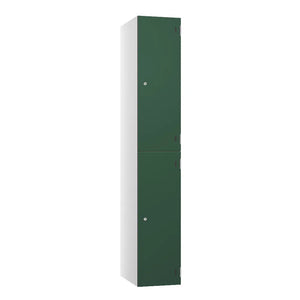 Shield SGL GL24 2-Door Locker - Arctic White Dark Green