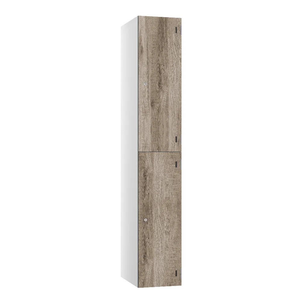 Shield SGL GL24 2-Door Locker - Arctic White & Rovere Baldolino