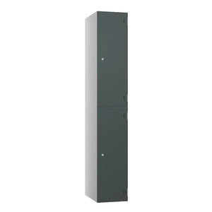 Shield SGL GL24 2-Door Locker - Pearl Silver Charcoal Grey