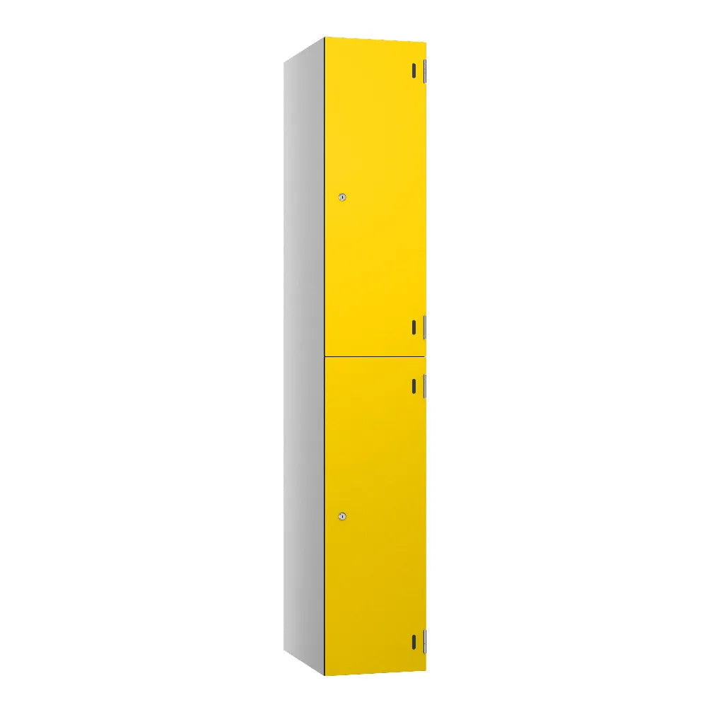 Shield SGL GL24 2-Door Locker - Pearl Silver & Divine Yellow