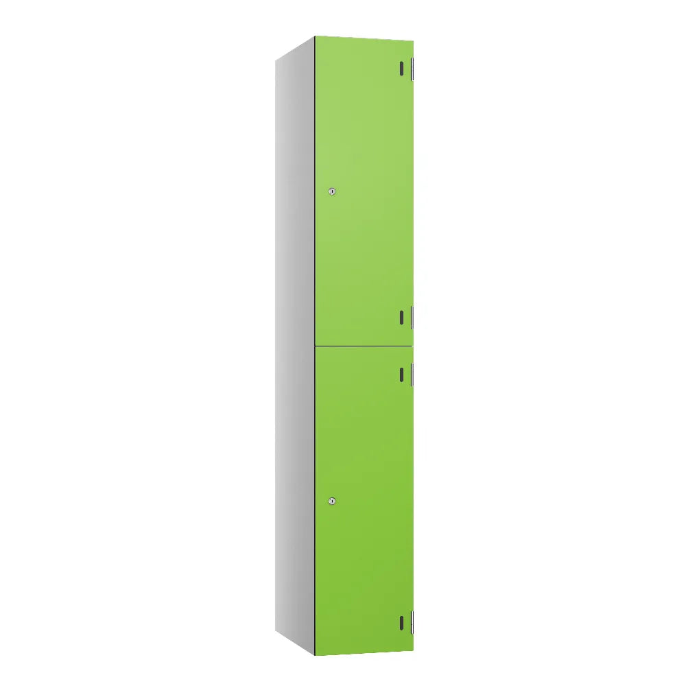 Shield SGL GL24 2-Door Locker - Pearl Silver & Lime