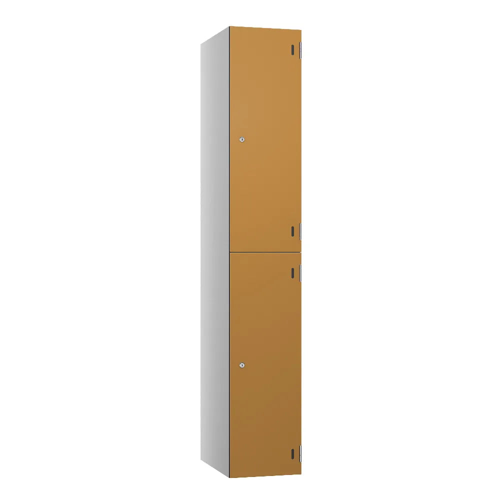 Shield SGL GL24 2-Door Locker - Pearl Silver & Mustard
