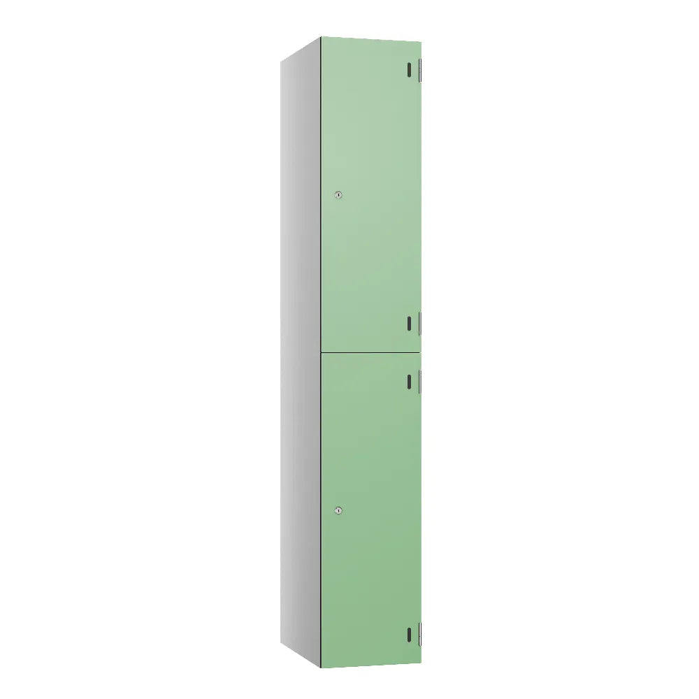 Shield SGL GL24 2-Door Locker - Pearl Silver & Sea Green