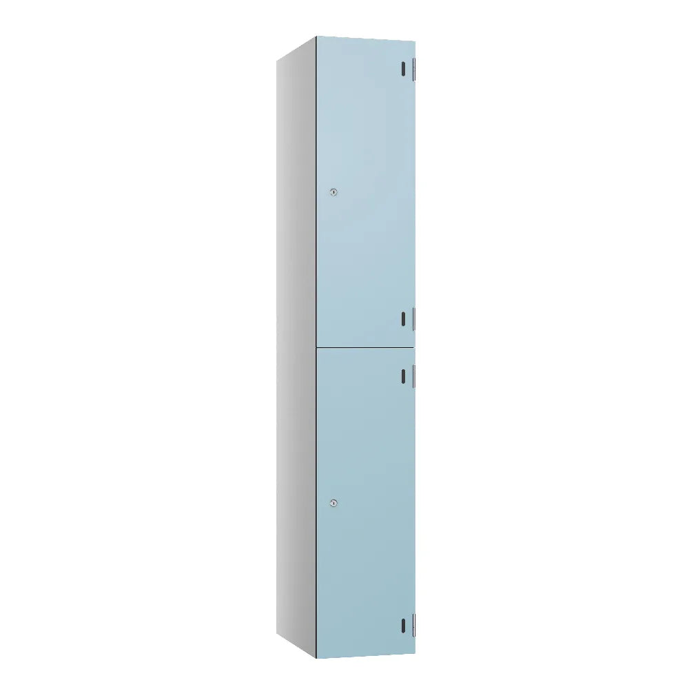 Shield SGL GL24 2-Door Locker - Pearl Silver & Sky Grey