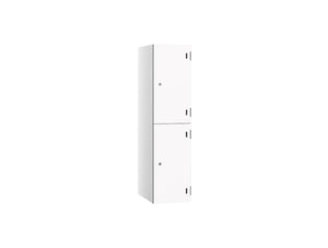 Shield SGL GL24 2-Door Low Locker - Arctic White Pearly White