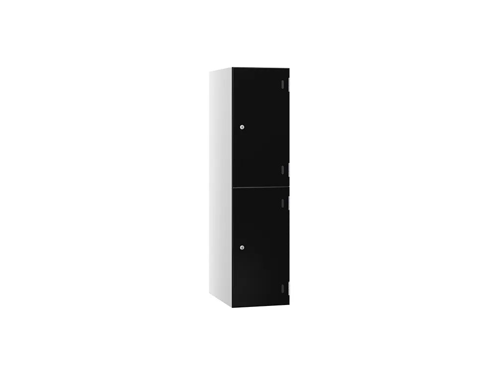Shield SGL GL24 2-Door Low Locker - Arctic White & Black