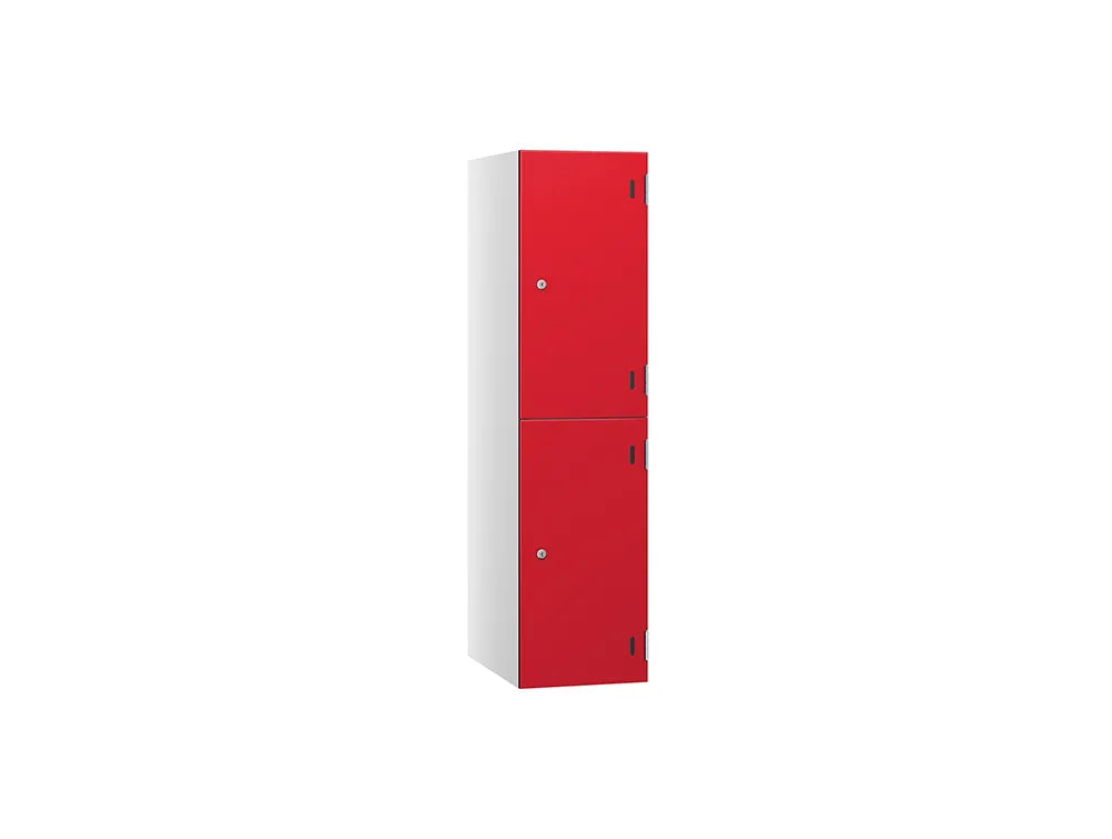 Shield SGL GL24 2-Door Low Locker - Arctic White & Red Dynasty
