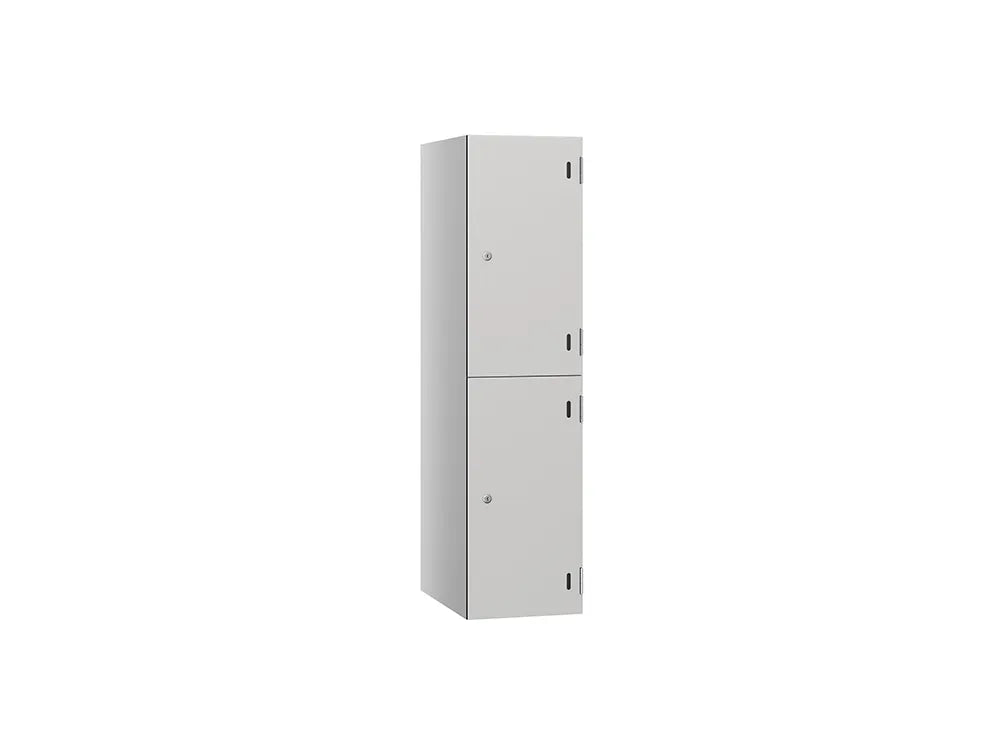 Shield SGL GL24 2-Door Low Locker - Pearl Silver Pearl Grey