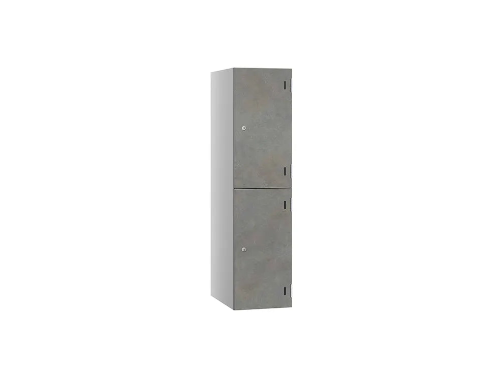 Shield SGL GL24 2-Door Low Locker - Pearl Silver & Taint