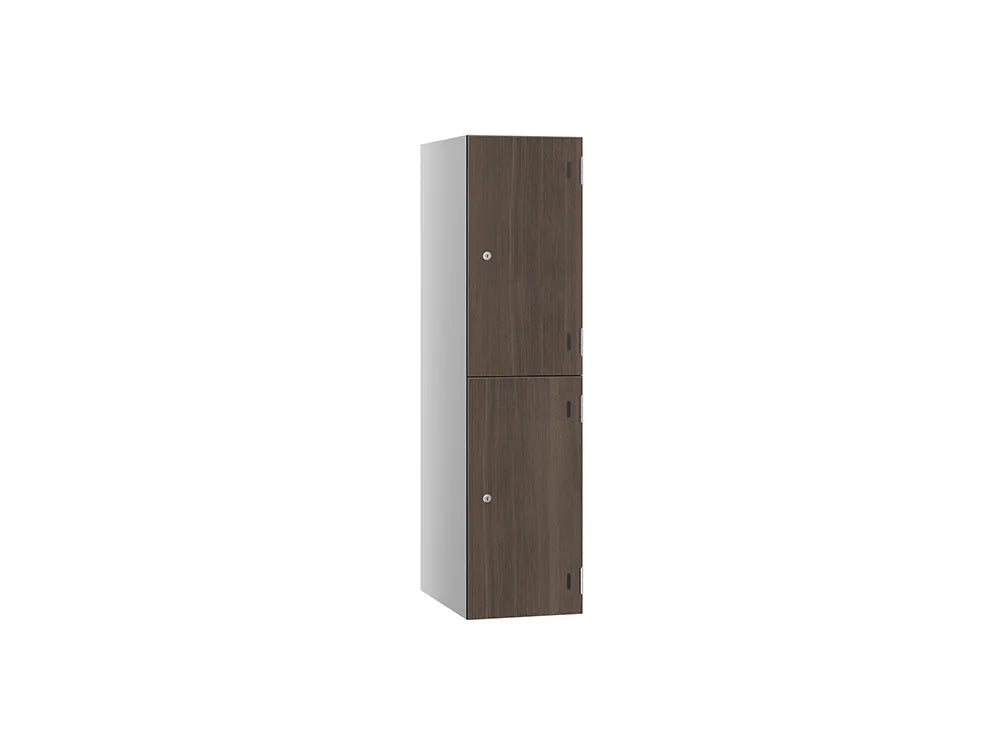 Shield SGL GL24 2-Door Low Locker - Pearl Silver & Innate Ash