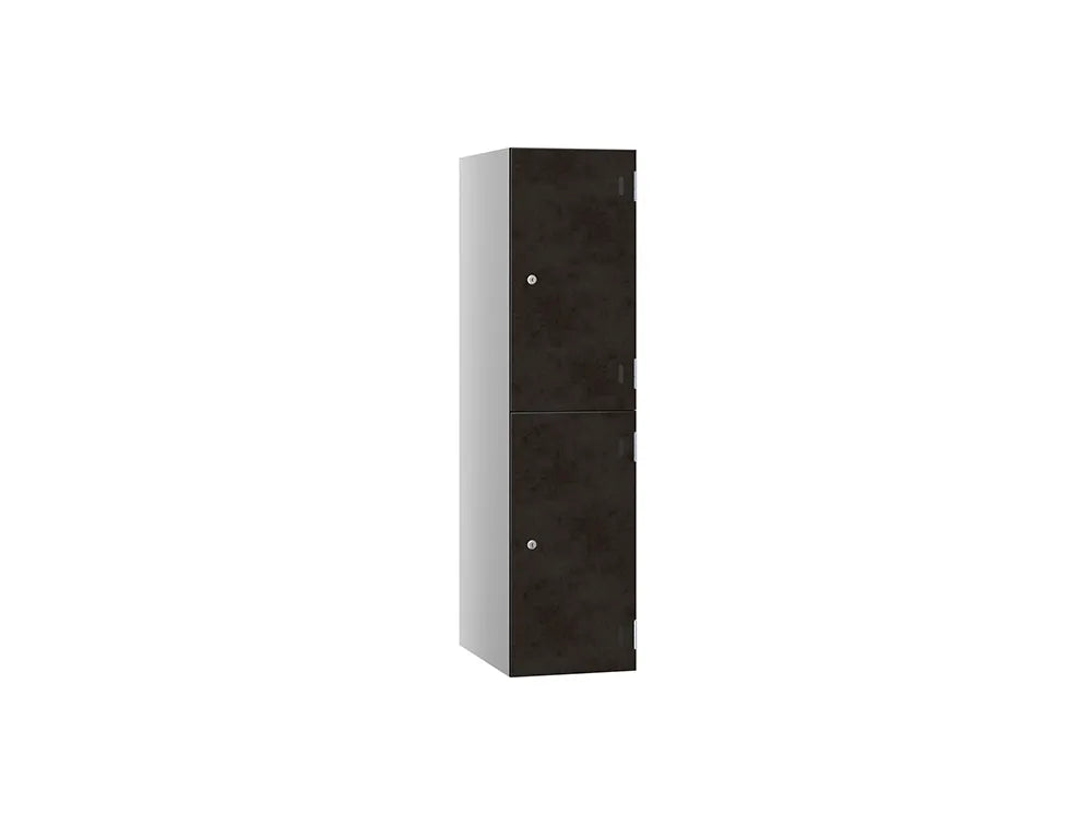 Shield SGL GL24 2-Door Low Locker - Pearl Silver & Madison