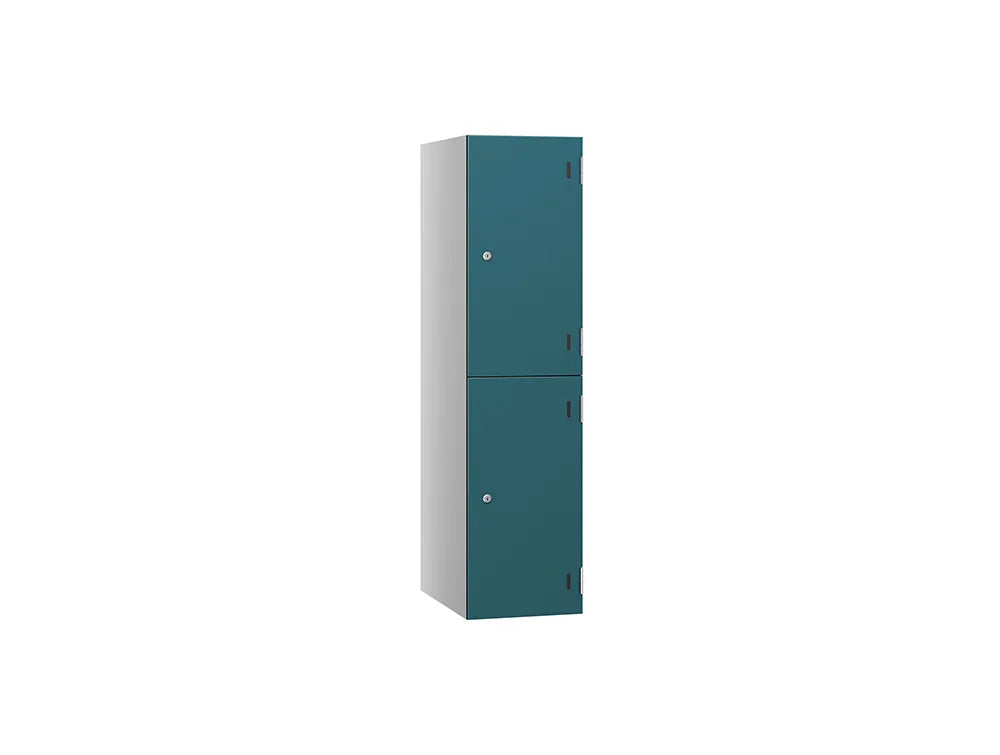 Shield SGL GL24 2-Door Low Locker - Pearl Silver & Mermaid