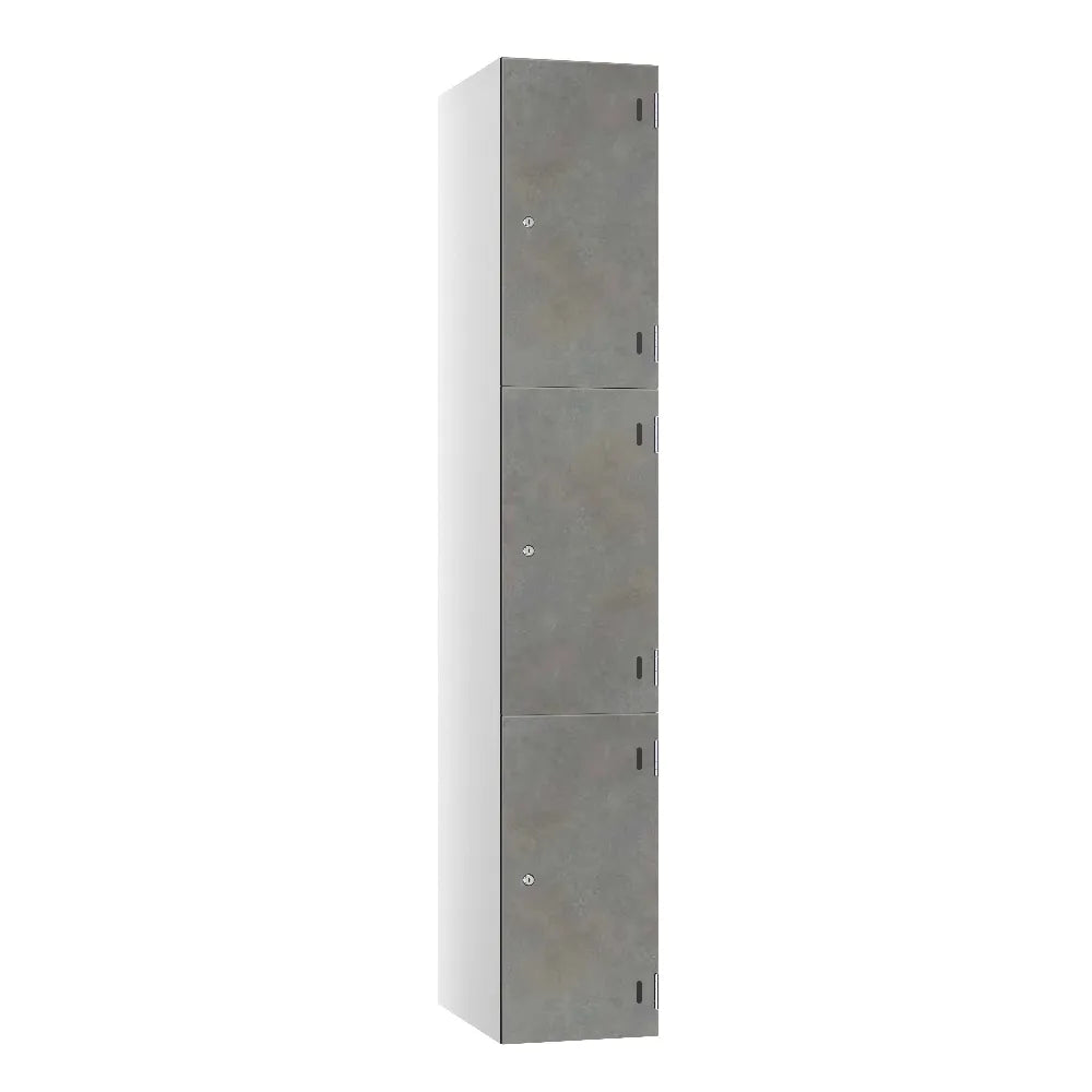 Shield SGL GL24 3-Door Locker - Arctic White & Taint