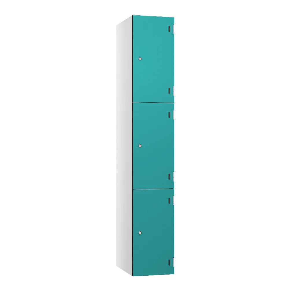 Shield SGL GL24 3-Door Locker - Arctic White & Mermaid