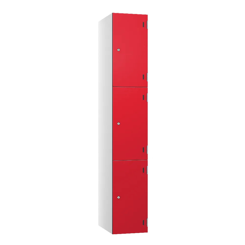 Shield SGL GL24 3-Door Locker - Arctic White & Red Dynasty