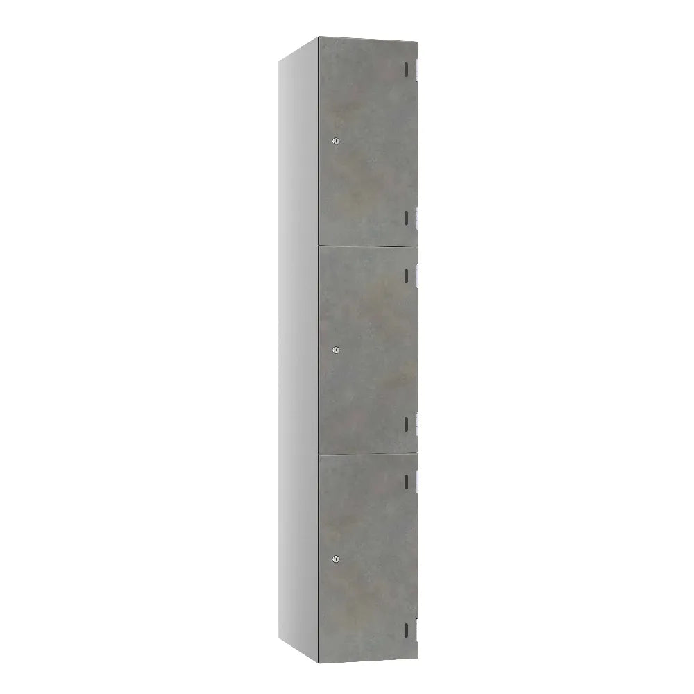 Shield SGL GL24 3-Door Locker - Pearl Silver & Taint