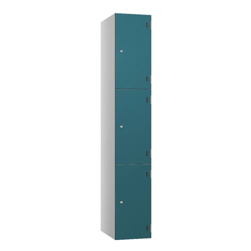 Shield SGL GL24 3-Door Locker - Pearl Silver & Mermaid