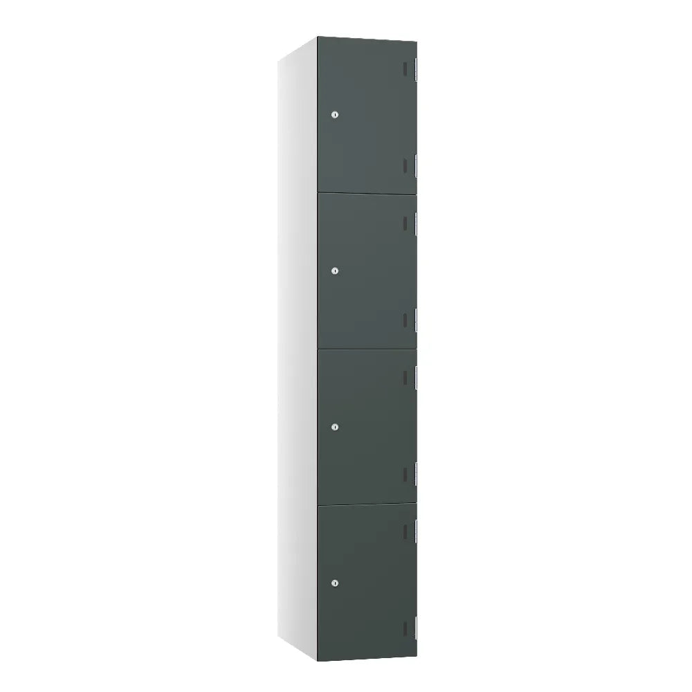 Shield SGL GL24 4-Door Locker - Arctic White & Charcoal Grey