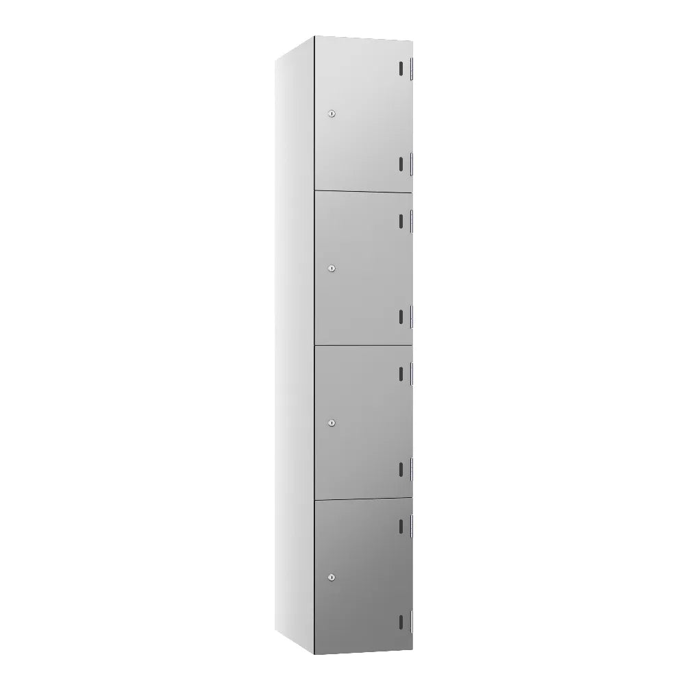 Shield SGL GL24 4-Door Locker - Arctic White & Silver