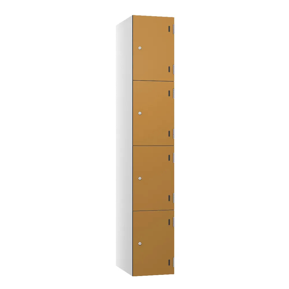 Shield SGL GL24 4-Door Locker - Arctic White & Mustard