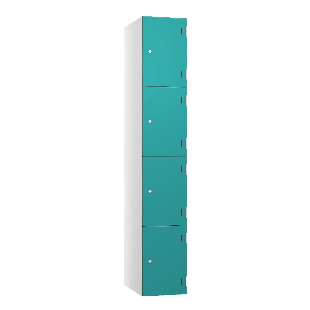 Shield SGL GL24 4-Door Locker - Arctic White & Peacock