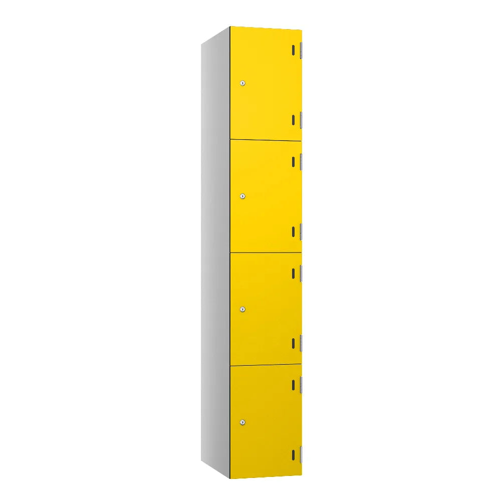 Shield SGL GL24 4-Door Locker - Pearl Silver & Divine Yellow